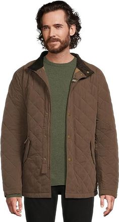 Barbour Shoveler Quilted Jacket Mens Jacket Dark Olive : 4XL, Leather/Polyester