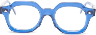 Family Affair Occhiali con montatura geometrica - Blu