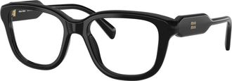 Miu Miu Glasses, unisex, Black, Size: 53 MM MU 02Zv Optical Frame