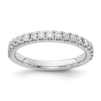 Diamond2Deal 14k Gold Lab Grown Diamond Wedding Band Ring 1/2Ct Clarity- VS Color- D-E