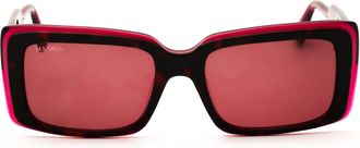 Max & Co. MO0040 Colorblock Acetate Sunglasses - Pink