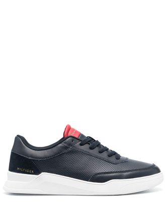 Tommy Hilfiger Geperforeerde sneakers - Blauw