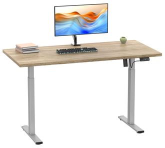 ebuy24 Altura De Escritorio Ajustable Lona 110x80 71x110x80 - Vcm