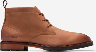 Cole Haan Mens Berkshire Lug Sole Water Resistant Chukka Boot - Brown Size 7.5 Water-Resistant