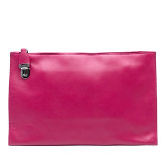 Prada Lederen Turnlock Clutch