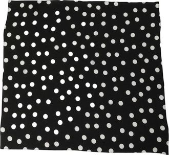 Dolce & Gabbana Pa&ntilde;uelo Cuadrado Foulard - Accessories - Mujer - Negro - ONE SIZE