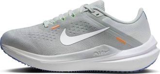 Nike Womens Winflo 10 Road Running Shoes In Light Smoke Grey/photon Dust/bright Mandarin/polar