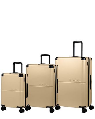 Champs Luggage Earth 3Pc Expandable Luggage Set