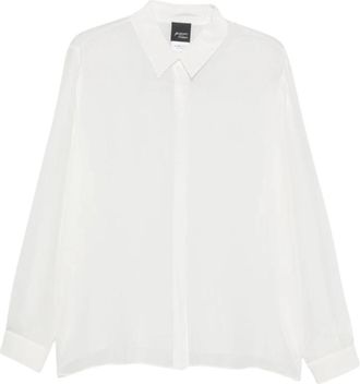 Marina Rinaldi Shirts - Dames - Overhemden - Wit - 3XL - Overhemden