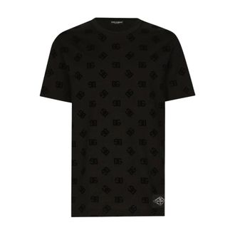 Dolce & Gabbana Heren, Tops, Zwart, Maat: L Katoen
