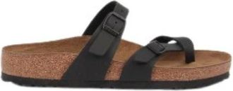 Birkenstock Mayari BF Sandalen - Dames - Slippers - Zwart - 39 EU - Schoenen