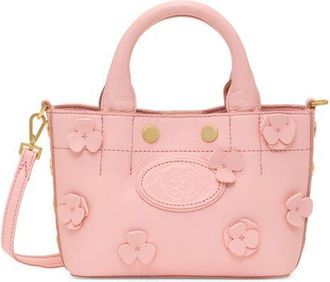 Hammitt Mini Tote in Flamingo Flora/Brushed Gold at Nordstrom