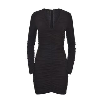 Pinko Stijlvolle Jurk - Dames - Korte kleedjes - Zwart - S - Polyester - Kleedjes
