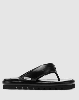 Naked Wolfe Hilary Black Leather at Nordstrom, Size 8