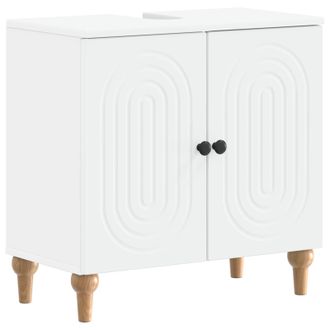 vidaXL Vidaxl Armadio Per Lavabo Da Bagno Alkmaar Bianco 59,5 X 31,5 X