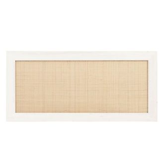 Hannun Cabecero de cama madera de abeto color blanco para cama de 160 cm