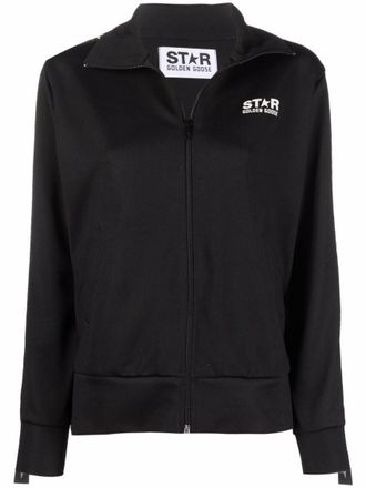 Golden Goose Black Logo Zipped Tracksuit Jacket