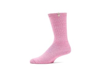 UGG Rib Knit Slouchy Crew Sock Womens Crew Cut Socks Shoes Woodviolet, Polyester