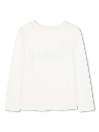 Chlo&eacute; Logo-Embroidered Cotton T-Shirt - White