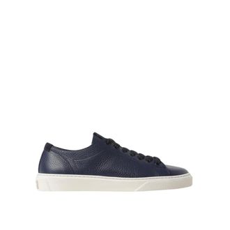 Woolrich Sneakers, male, Blue, 5 UK, Leather LowTop Trainers
