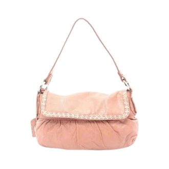 Fendi Pre-owned Shoulder Bags, female, Pink, Size: ONE SIZE Pre-owned Vintage Shoulder Bag