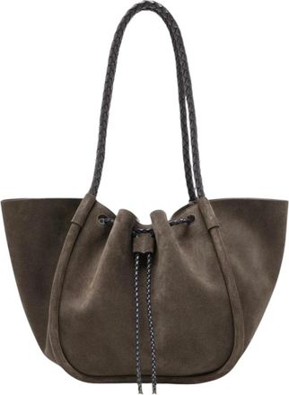Proenza Schouler Grote Ruche Tote - Dames - Schoudertassen - Grijs - ONE Size - Leer - Tassen