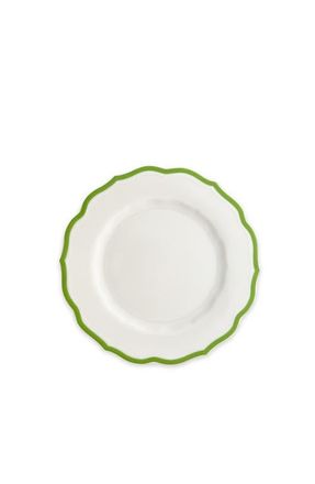 Caskata Stella Verde Scalloped Salad Plate - Porcelain - Set 4 in Green at Nordstrom
