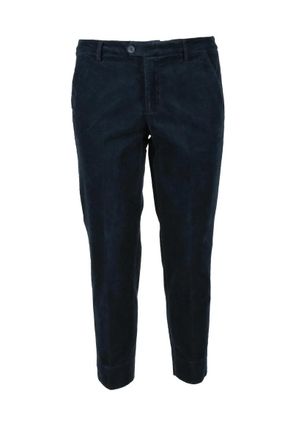Bonheur Cotton Stretch Trousers With Slim Fit And Versatile Design