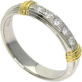 Dior Yellow Gold (18K) Platinum 950 Band Ring (Pre-Owned)
