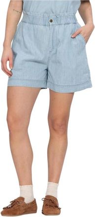 Notre-V Nv-Hille Shorts - Dames - Denim shorts - Blauw - 2XL - Denim - Korte Broeken