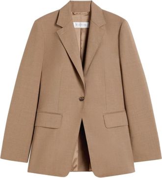 Max Mara Circense Blazer - Dames - Blazers - Bruin - XS - Nylon - Jassen