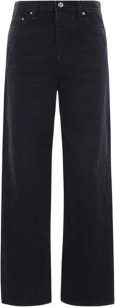 Toteme Twisted Seam Denim Full Length - Dames - Regular Fit Jeans - Zwart - W27 L30 - Denim - Jeans