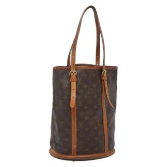 Louis Vuitton Tweedehands Canvas Louis Vuitton tassen - Dames - Pre-owned - Bruin - Maat: ONE Size Leer