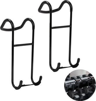 OEM Crochets Pour Halt&egrave;res - Capacit&eacute; De Charge 110 Kg - Compatible Poign&eacute;es 115 Mm - Diam&egrave;tre Max 36 Mm - Pour Entra&icirc;nement &Eacute;paules Poitrine Bras - Lot D