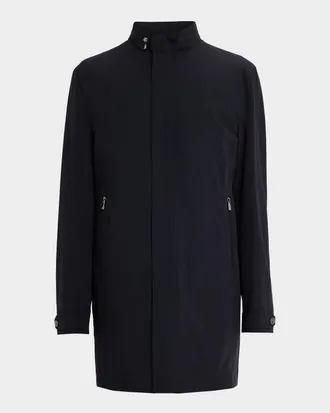 Corneliani Men & apos;s Caban Nylon Coat