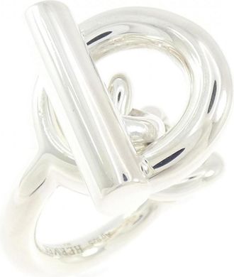 Herm&egrave;s Silver Silver 925 Band Ring (Pre-Owned)