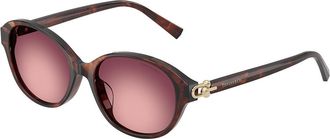 Tiffany & Co. TF4263D Asian Fit 84218H Womens Sunglasses Tortoiseshell Size 54