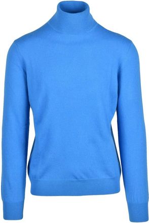 KANGRA Truien & Vesten, Heren, Blauw, L, Wol, Ciclista Turtleneck