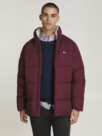 Tommy Jeans Steppjacke »TJM POLY PUFFER EXT« ohne Kapuze Winterjacke mit Stehkragen, gefüttertes Teddy, Innentaschen