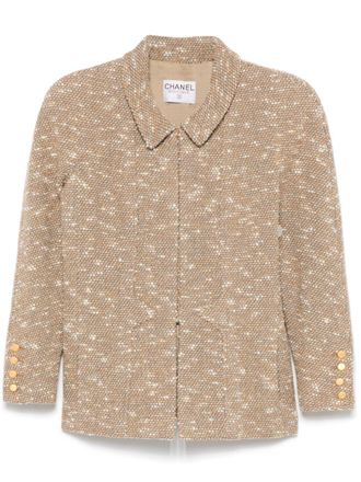 Chanel 1980s bouclé jack - Beige