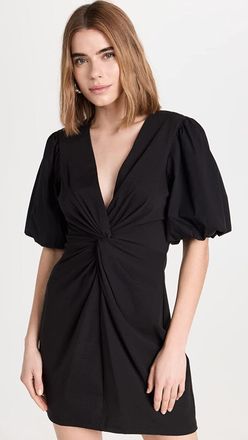 Cinq à Sept Cinq à Sept Womens Bette Mini V-Neck Dress, Black