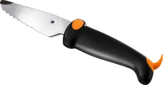 Kuhn Rikon Kinder Kitchen Serrated Dog Knife, 3-Inch, Black/Orange at Nordstrom