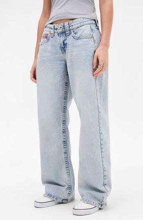 BDG Kayla Low Rise Wide Leg Jeans in Bleach at Nordstrom Rack, Size 31 X 32