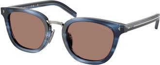 Prada PR C01SD Asian Fit 26F05D Mens Sunglasses Tortoiseshell Size 49