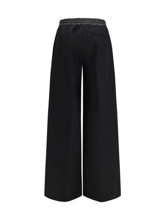 Alaia Womens Trousers Virgin Wool Black