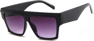 Generic Large Frame Men Vacation Sunglasses Outdoor Commuter Women Driving Sun Glasses(Grey)