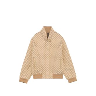Gucci GG-pattern Bomber Jacket