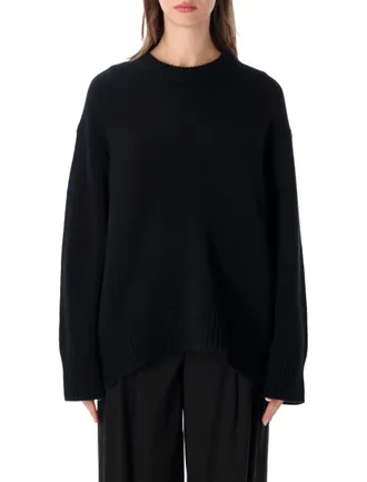 Lisa Yang Noor Long-Sleeved Ribbed Crewneck Sweater