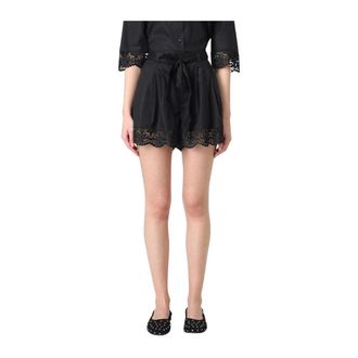 Twinset Dames, Korte broeken, Zwart, Maat: L