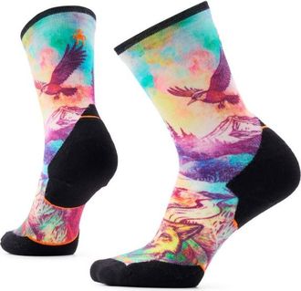 Smartwool Trail Run TC Serene Peak Print Crew Laufsocken f&uuml;r Damen | bunt